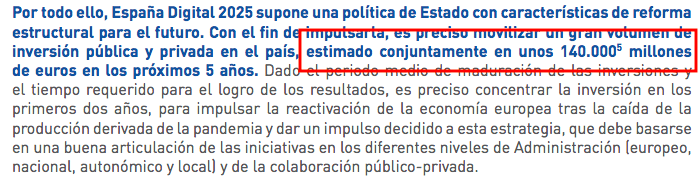 Texto Plan Avanza Digitalización España